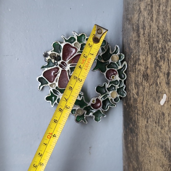 Vintage Stained Glass Ornament - Picture 3 of 3